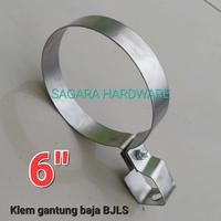 Gambar klem 6 inchi gantung flexible ducting / hanger clamp / klem gantung 6" dari SAGARA SANITARY Kota Administrasi Jakarta Pusat 1 Tokopedia