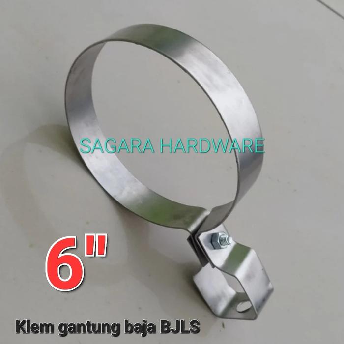 Gambar klem 6 inchi gantung flexible ducting / hanger clamp / klem gantung 6" dari SAGARA SANITARY Kota Administrasi Jakarta Pusat Tokopedia