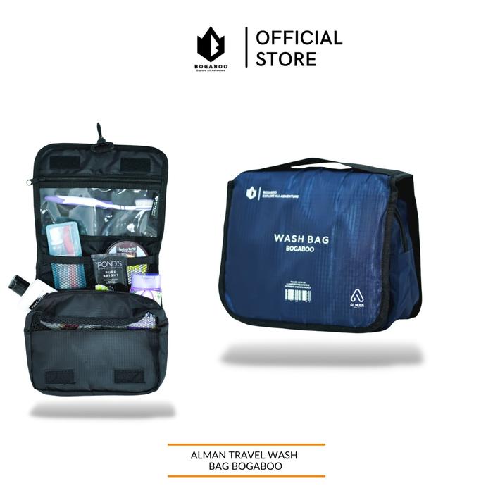 Gambar Travel Wash Bag Bogaboo Seri ALMAN - Tas Perlengkapan Mandi -Tas Cosme dari Aycamp Kab. Bekasi Tokopedia