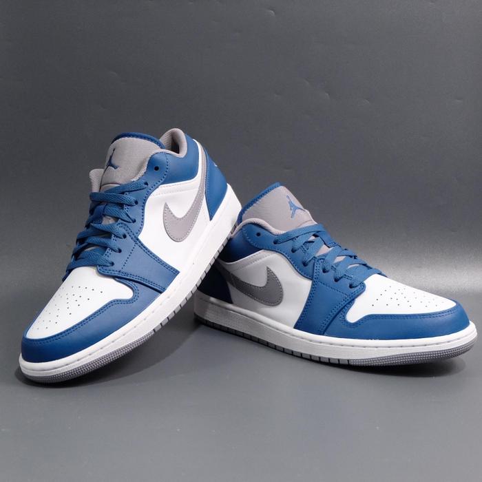 Gambar Air Jordan 1 Low True Blue dari Raystoresid Kota Palembang Tokopedia
