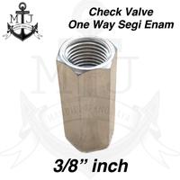 Gambar Check Valve One Way Katup Gas Brass Kuningan 3/8 3/8" Inch Inchi FF dari Mandiri Tekno Jaya Kota Administrasi Jakarta Barat 1 Tokopedia