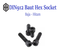 Gambar Baut L M8 x 30 DIN912 Hex Socket Baja Hitam BL830BAJA dari Hirahana Mekanik Kota Depok 1 Tokopedia