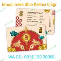 Gambar Logam Mulia Emas Shio Antam 0,5 gram Shio Kelinci Year of The Rabbit dari DC-Gold Kota Administrasi Jakarta Barat 1 Tokopedia