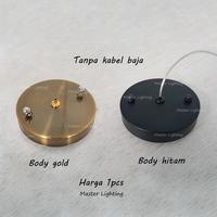 Gambar Kop plafon base 1 lampu sparepart untuk kabel sling baja lampu gantung dari Masterlighting Kota Administrasi Jakarta Pusat 2 Tokopedia