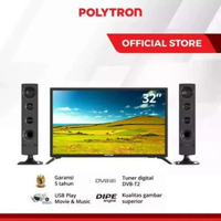 Gambar LED TV Polytron Digital 24" 24 inch PLD 24TV1855 SPEAKER SAMPING dari Bandung Elektronik marcia Kota Bandung 3 Tokopedia