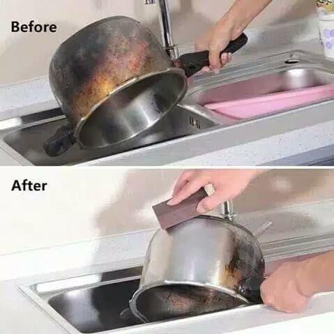 Gambar Nano Magic Rust Sponge Cleaner Pembersih karat kerak Wajan Panci dari indogrosir152 Kab. Bekasi Tokopedia