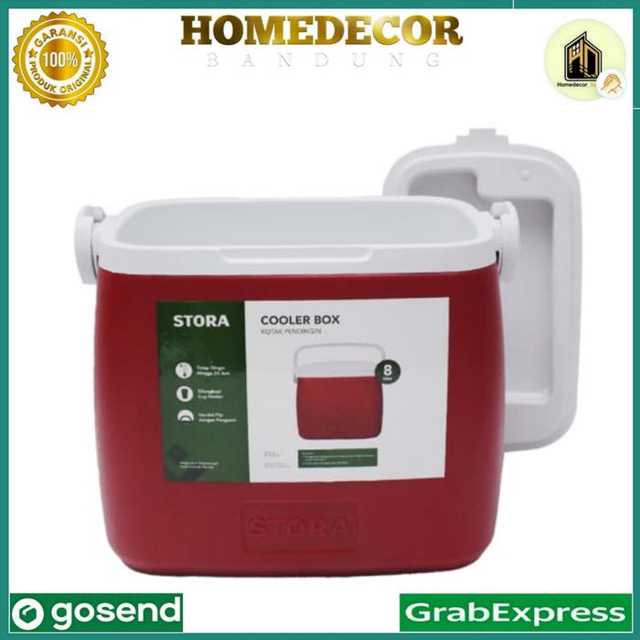 Gambar Stora 8 Ltr Flip Box Pendingin / box pendingin stora / cooler box dari Homedecor Bandung Kota Bandung Tokopedia