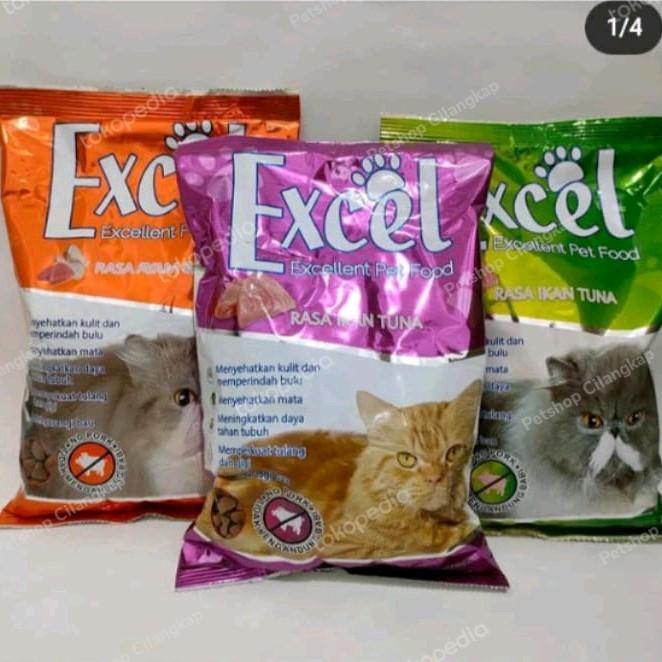 Gambar excel cat 500gram makanan kucing murah dari Petshop Manis Kota Depok Tokopedia