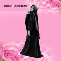 Gambar Gamis Syari Polos Anak Tanggung Perempuan Umur 11 12 Tahun - Hitam dari Saskia Fashion Galery Kab. Bandung 3 Tokopedia