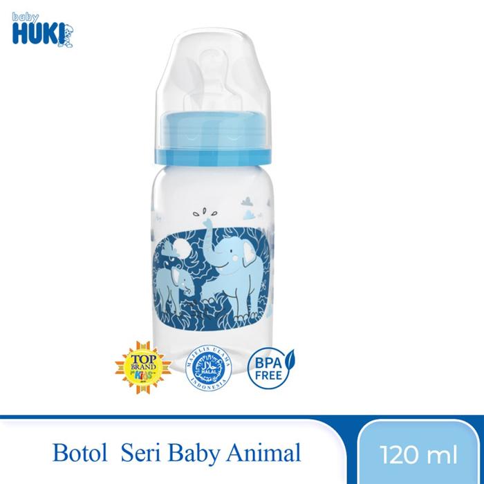 Gambar HUKI BOTOL PP SP ROUND 120ml CI0330 BIRU GAJAH dari LoveLive Shop Kab. Sleman Tokopedia
