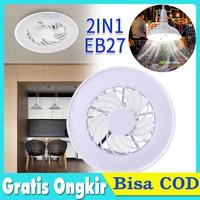 Gambar Lampu Kipas Mini LED Fan Blade E27 Lampu Kamar Tidur Tenda Camping dari IDT4 Kota Cimahi 1 Tokopedia