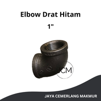 Gambar Elbow Drat Hitam 1" Inch 90 Deg / Keni / Knee Drat Dalam Hitam Besi 1" dari Jaya Cemerlang Makmur Kota Administrasi Jakarta Pusat 1 Tokopedia