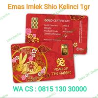 Gambar Kado Imlek Shio Kelinci 1 gram Year of The Rabbit dari Toko DC Online Kota Administrasi Jakarta Barat 1 Tokopedia