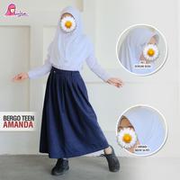 Gambar Bergo AMANDA Teen MiuLan | Bergo Instant Jilbab Hijab Sekolah 8-12 th dari Ayasofya Hijab Kota Semarang 2 Tokopedia