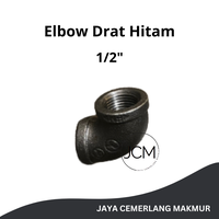 Gambar Elbow Drat Hitam 1/2" Inch 90 Deg / Keni Drat Dalam Hitam Besi 1/2" dari Jaya Cemerlang Makmur Kota Administrasi Jakarta Pusat 1 Tokopedia