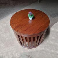 Gambar Meja Makan Bundar kayu Jati Minimalis terbaru meja makan kekinian dari raja mebel furniture Kab. Jepara 3 Tokopedia