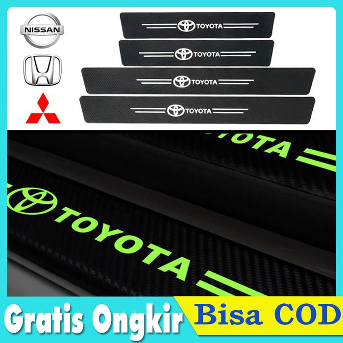Gambar 4Pcs Strip Pelindung Carbon Fiber Mobil Protection Sticker Guard Karet dari IDT4 Kota Cimahi Tokopedia