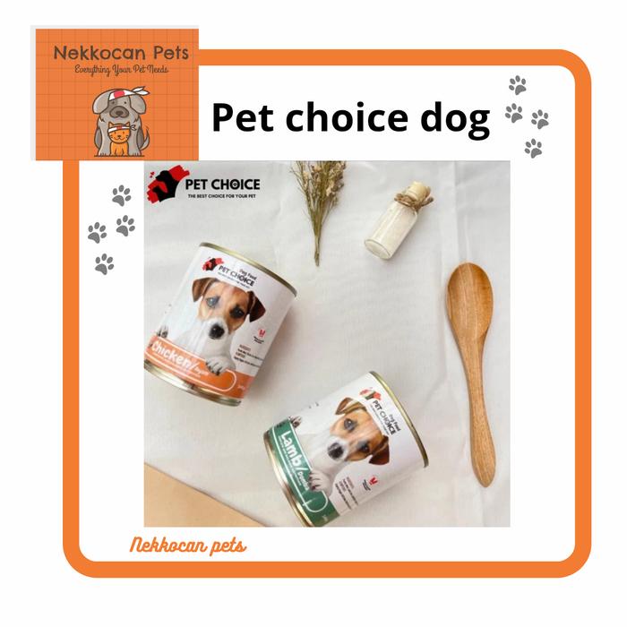 Gambar pet choice dog wet food kaleng 340gr - makanan anjing basah dari Nekkocan Pets Kota Administrasi Jakarta Timur Tokopedia