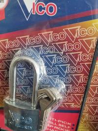 Gambar VICO GEMBOK LEHER PANJANG 30MM - KUNCI CAKRAM DISC PAGAR PINTU 30 MM dari Perkasa Teknik 29 Kota Semarang 2 Tokopedia