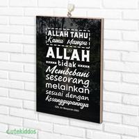 Gambar Hiasan Dinding Poster Motivasi Islami Allah Tidak Membebani Seseorang dari cutekiddos Kab. Bandung Barat 4 Tokopedia