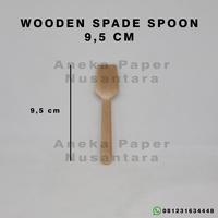 Gambar Disposable Dessert Wooden Spoon 9,5 cm / Sendok Dessert Kayu - 100 pcs dari Aneka Paper Nusantara Kota Surabaya 1 Tokopedia