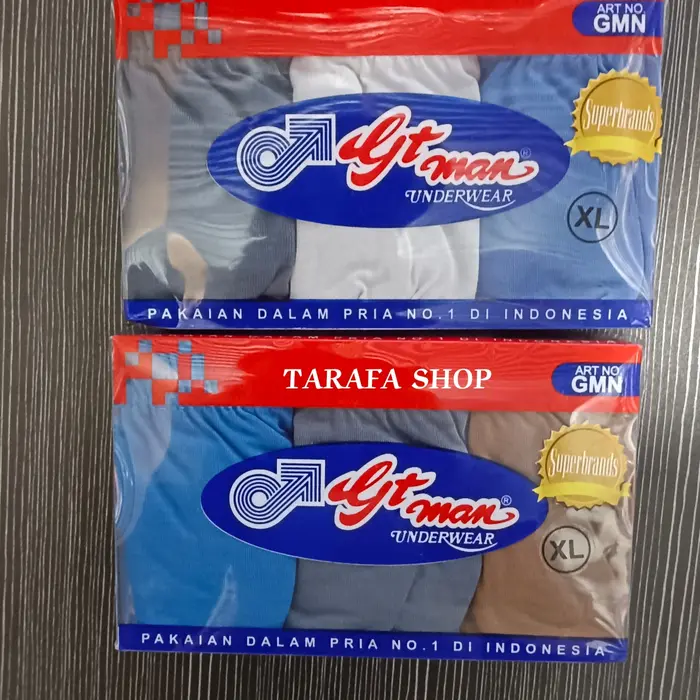 Gambar Celana Dalam Pria Dewasa Gt Man GMN Isi 3 Pcs Terlaris Termurah dari Tarafa shop03 Kota Administrasi Jakarta Selatan 3 Tokopedia