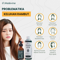 Gambar Paket Hair Oil + Shampo Madevine Untuk Rambut Rontok 100% Ekstra Alami dari Ind Herbal NI Kab. Bandung 3 Tokopedia
