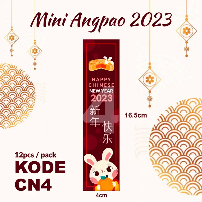 Gambar Angpao Imlek 2023 Kelinci Angpao Unik Panjang Chinese New Year Lunar dari thestarshop01 Kota Surabaya 5 Tokopedia