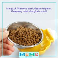 Gambar Mangkuk Tempat Makan Minum Anjing Kucing Kelinci Gantung Kandang dari Mumu Pet Market Kab. Tangerang 2 Tokopedia