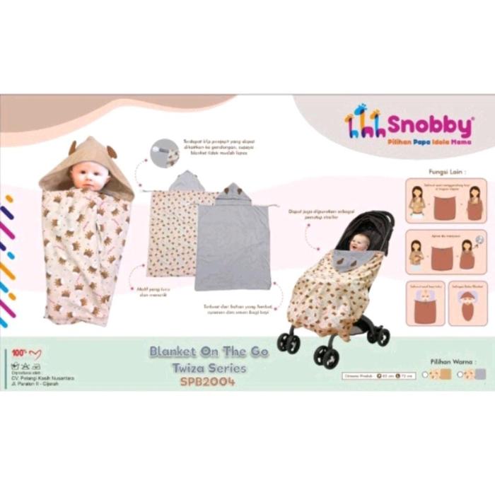 Gambar Snobby On The Go Baby Blanket 6 in 1 Twiza Series SPB2004 dari Lavie Baby House Kota Bandung Tokopedia