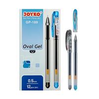 Gambar Pulpen / Gel Pen / Pena Joyko GP189 / Oval Gel / 0.5 mm / Pcs dari Johan ATK Kota Administrasi Jakarta Barat 1 Tokopedia