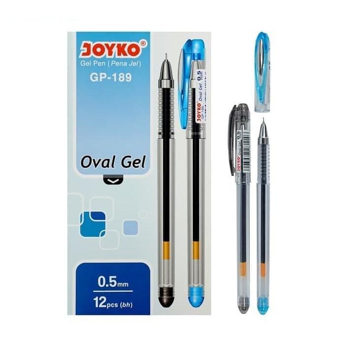 Gambar Pulpen / Gel Pen / Pena Joyko GP189 / Oval Gel / 0.5 mm / Pcs dari Johan ATK Kota Administrasi Jakarta Barat Tokopedia