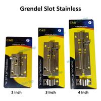 Gambar Grendel Pintu 2" 3" 4 Inch Slot Selot Jendela Inc Kunci Kamar Stainlis dari Madam Yap Kota Administrasi Jakarta Utara 1 Tokopedia