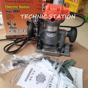 Profil Router Aldo 3607 Hand Trimmer Tangan 1/4" Aldo