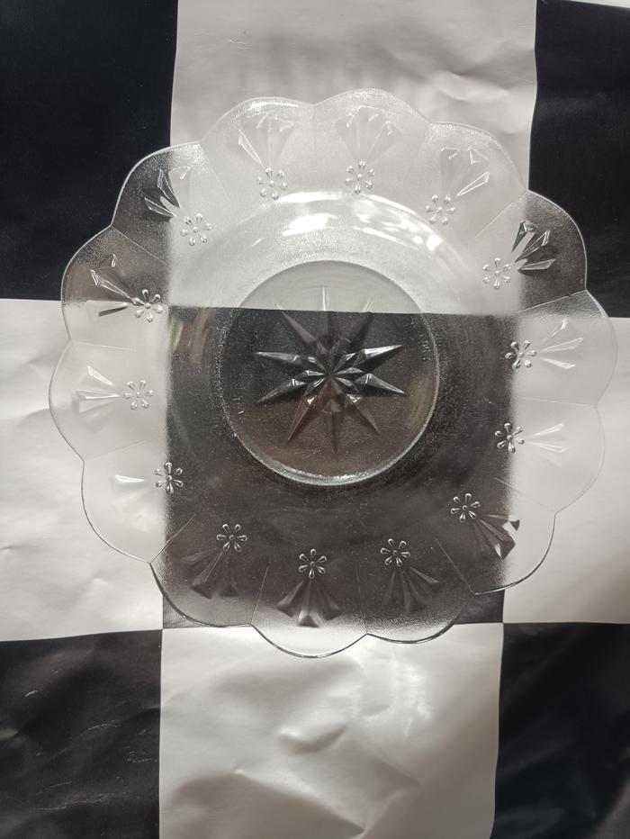 Gambar Piring kaca bening 19cm 8 inch dari Aldi Store System Kota Surakarta Tokopedia