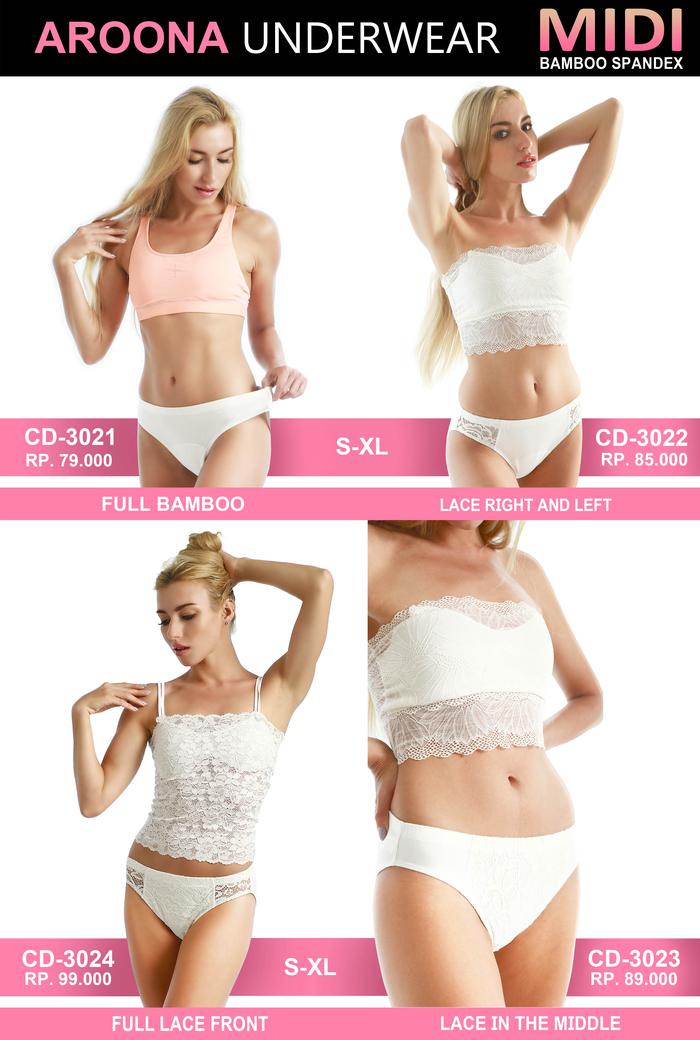 Gambar Celana dalam wanita Midi underwear bamboo spandex antibacterial dari L2L store Kota Denpasar Tokopedia