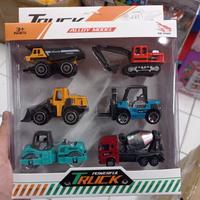 Gambar Mainan Anak Diecast Alloy Konstruksi truck 6pc dari Sally.Shops Kota Administrasi Jakarta Utara 2 Tokopedia