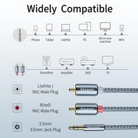 Gambar Kabel Audio HiFi 3.5mm to RCA 2 Meter - EYPZJ dari rubicwear Kota Bandung 4 Tokopedia