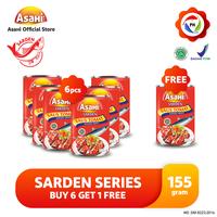Gambar AsaHi Sarden Saus Tomat 155 gr - Buy 6 Get 1 Sarden Saus Tomat 155 gr dari AsaHi Official Store Kota Surabaya 1 Tokopedia
