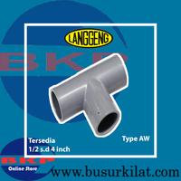 Gambar Tee / T Pvc Langgeng uk. 1/2 s.d 4 inch type AW dari Busur Kilat Perkasa Kota Tangerang Selatan 1 Tokopedia