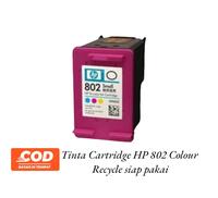 Gambar TINTA HP 802 COLOUR RECYCLE dari EXCEL STATIONERY COMP Jakarta Barat 1 Tokopedia