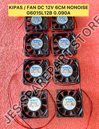 Gambar KIPAS / FAN DC 12V 6CM NONOISE G6015L12B 0.090A dari JES ELEKTRONIK SPAREPART Kota Bekasi 1 Tokopedia