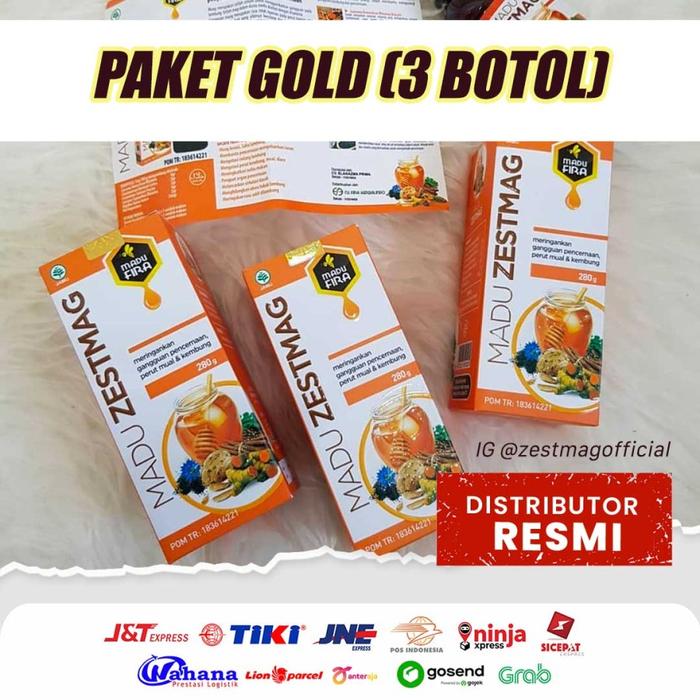 Gambar PAKET GOLD 3 BOTOL OFFICIAL MADU ZESTMAG MADU MAAG, LAMBUNG & GERD dari MADU VITAGERD STORE Kota Administrasi Jakarta Selatan Tokopedia