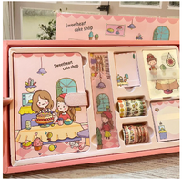 Gambar Diary Set -Journal Set - JURNAL 7 IN 1 SWEETHEART CAKE SHOP dari Little Charme Kota Administrasi Jakarta Barat 5 Tokopedia
