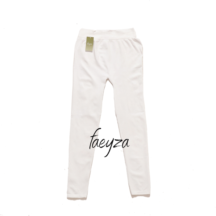 Gambar Faeyza Celana Legging Putih Wanita Highwaist Tebal Premium Jumbo dari FAEYZA.SHOP_NEW Kab. Cirebon Tokopedia