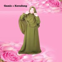 Gambar Gamis Syari Polos Anak Tanggung Perempuan Umur 11 12 Tahun - Hitam dari Saskia Fashion Galery Kab. Bandung 5 Tokopedia