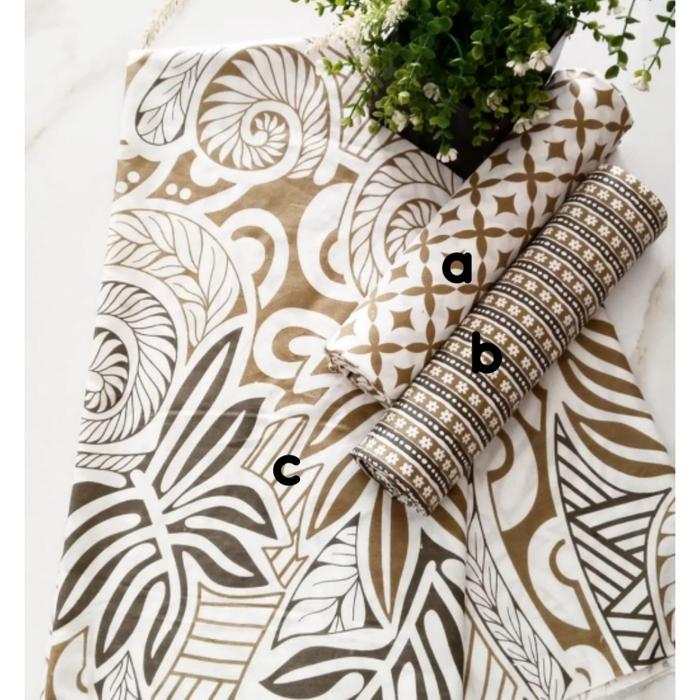 Gambar Kain Batik TR Wajik - Lurik Bunga - Daun Keong ( Coklat ) dari Beautique Batik Aini Kota Pekalongan Tokopedia