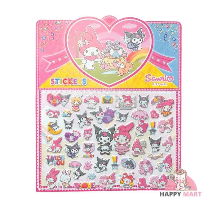 Gambar Sticker melody X kuromi dari Happy.mart05 Kota Administrasi Jakarta Barat 2 Tokopedia