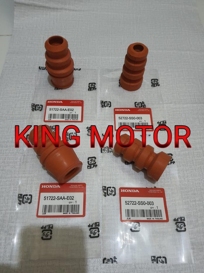 Gambar Karet Stopper Stoper Shock Depan Belakang Jazz GD3 RS S GE8 1Set 4pc dari zhu jaya motor Kota Administrasi Jakarta Pusat Tokopedia