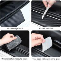 Gambar 4Pcs Strip Pelindung Carbon Fiber Mobil Protection Sticker Guard Karet dari IDT4 Kota Cimahi 5 Tokopedia